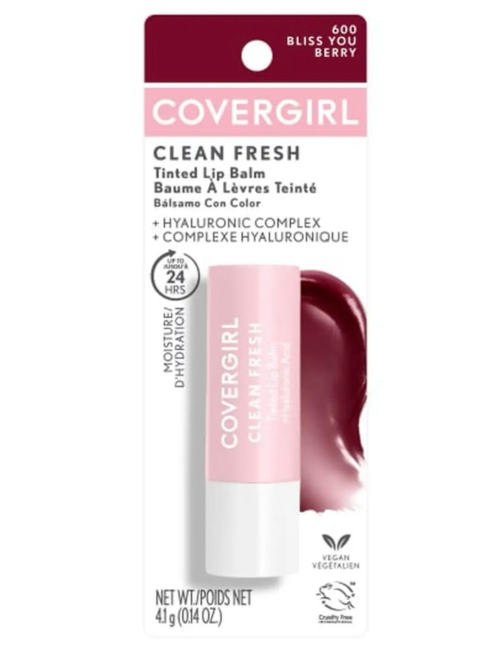 COVERGIRL Clean Fresh Tinted Lip Balm — bliss you berry